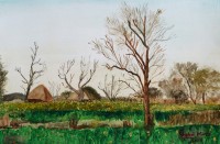 Shakeel Mirza, 13 x 20 Inch, Water Color on Paper, Landscape Painting, AC-SKM-006